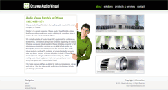 Desktop Screenshot of ottawaaudiovisual.com